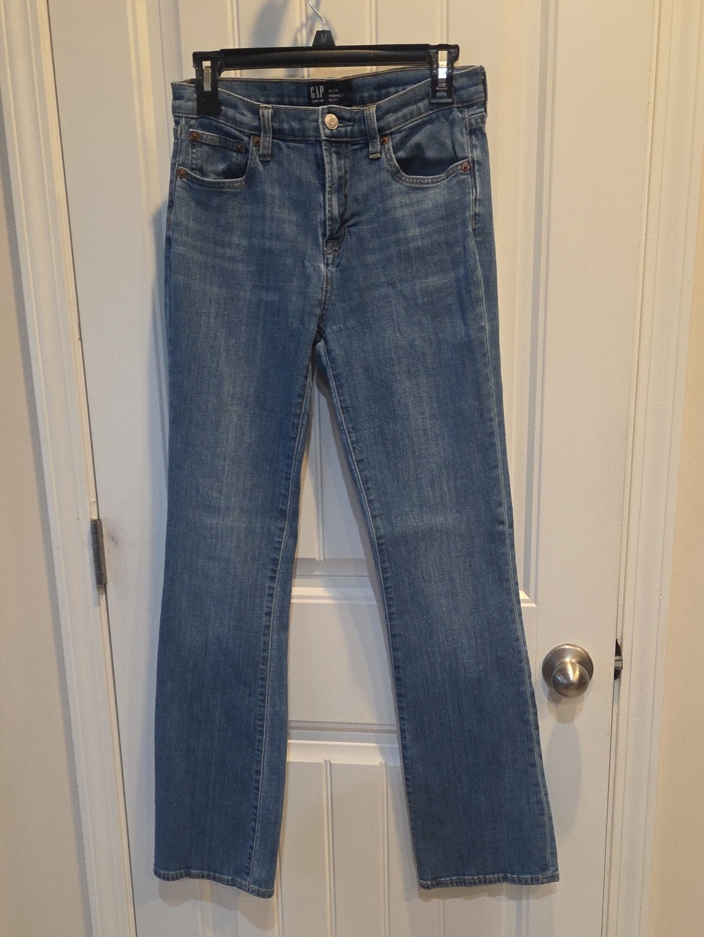 GAP Women's Perfect Boot Jeans — Medium Blue Wash